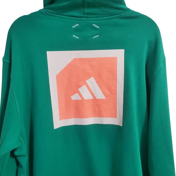 Adidas Golf Adicross Hooded Pullover Sweatshirt Green L - Picture 13 of 16